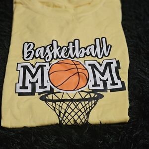 Basketball Mom Yellow T-Shirt